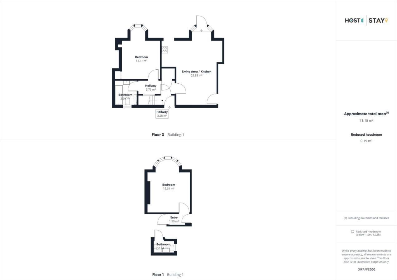 Apartment 1 - Khyber Lodge Apartments 휫비 외부 사진